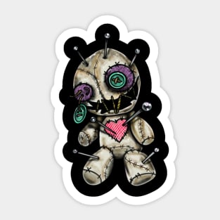 Voodoo Doll Sticker